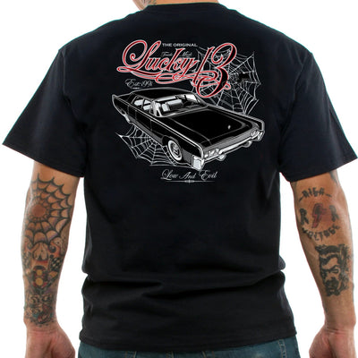 Lucky 13 Men's Retro T-Shirt - Low & Evil main image