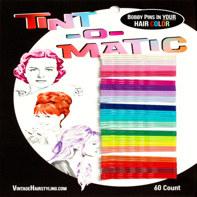 Image of Vintage Hairstyling Tint-O-Matic Bobbypin card