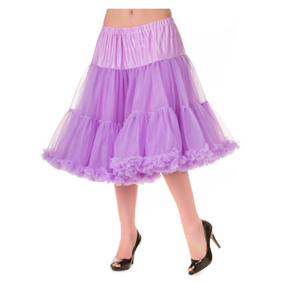 Image of Banned Starlite Petticoat- 23 inch- long below knee- Lavender