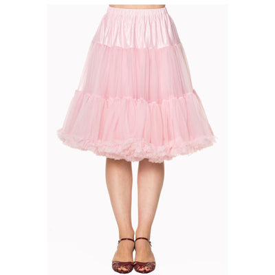 Image of Banned Starlite Petticoat- 23 inch- long below knee- Light Pink