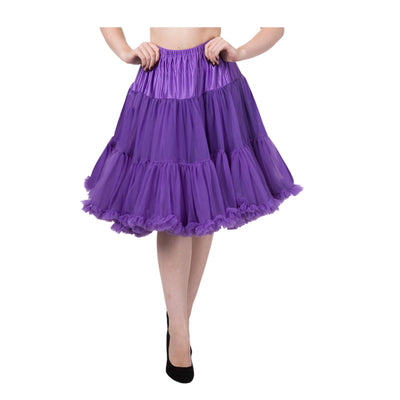 Image of Banned Starlite Petticoat- 23 inch- long below knee- Purple