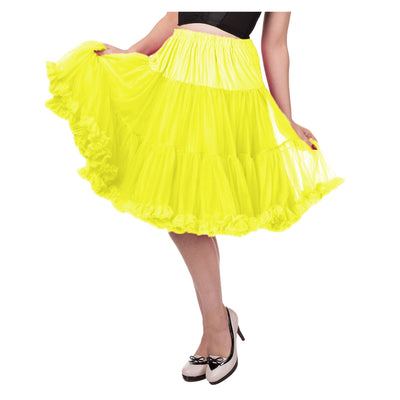 Image of Banned Starlite Petticoat- 23 inch- long below knee- Yellow